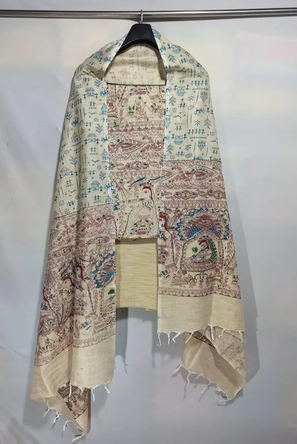 Blue_Cotton_Silk_Handcrafted_Screen_Print_Unstitched_Salwar_Suit_Dress_Material_With_Dupatta_For_Women