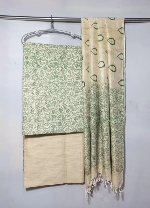 Green_Pure_Handloom_Cotton_Silk_Handcrafted_Screen_Print_Unstitched_Salwar_Suit_Dress_Material_With_Dupatta_For_Women