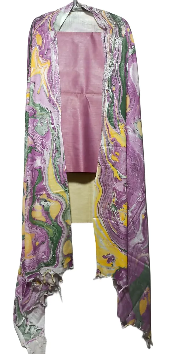 Purple_Cotton_Silk_Unstitched_Salwar_Suit_Dress_Material_With_Marble_Print_Dupatta._For_Women