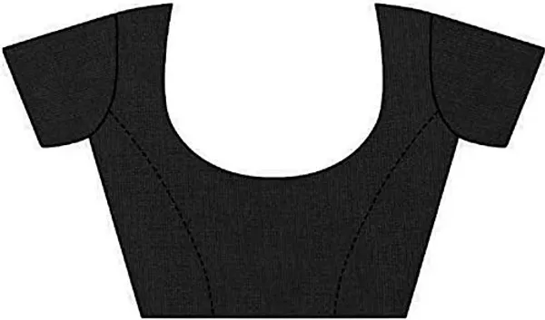 Black_Black_Color_Pure_Linen_Saree_With_Running_Blouse_Piece_For_Women