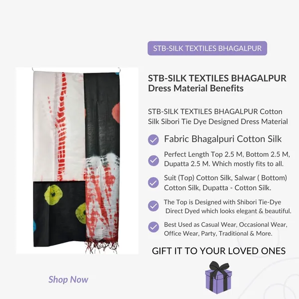 Blavk_3Pc_Shibori_Tie-Dye_Mul_Cotton_Suit_Material_Set_For_Women