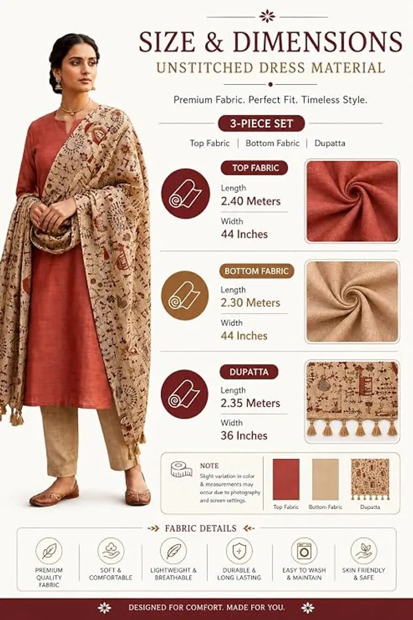Red_Cotton_Silk_Unstitched_Salwar_Suit_Dress_Material_With_Handcrafted_Print_Duputta_For_Women