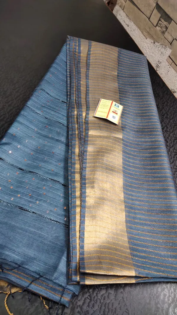 Grey_Bhagalpuri_Semi_Silk_Saree_With_Unstitched_Blouse_Piece_For_Women