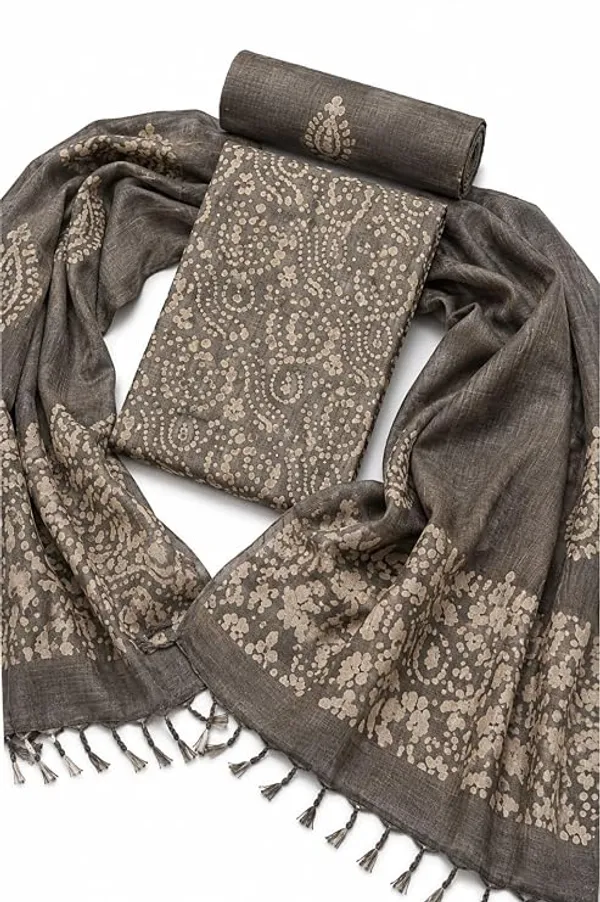 Grey_Cotton_Silk_Batik_Print_Unstitched_Salwar_Suit_Dress_Material_With_Dupatta_For_Women