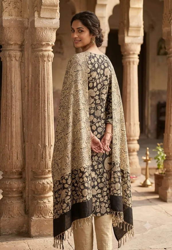 Black_Cotton_Silk_Handcrafted_Screen_Print_Unstitched_Salwar_Suit_Dress_Material_With_Dupatta_For_Women