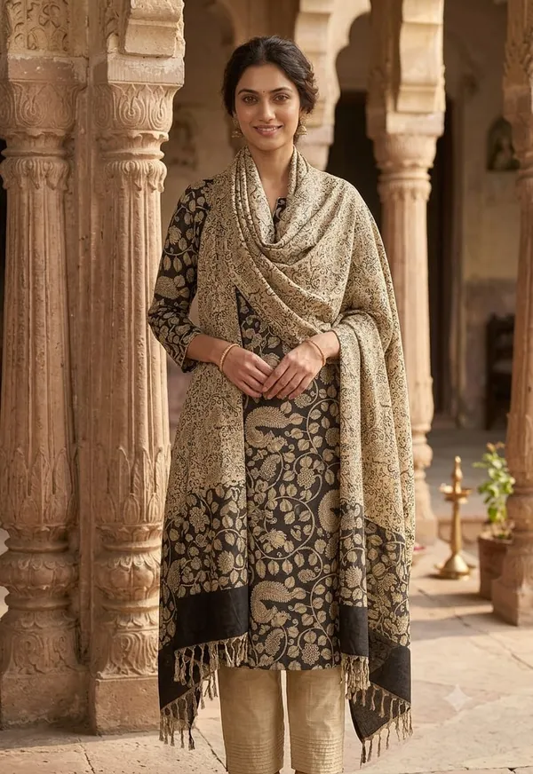 Black_Cotton_Silk_Handcrafted_Screen_Print_Unstitched_Salwar_Suit_Dress_Material_With_Dupatta_For_Women