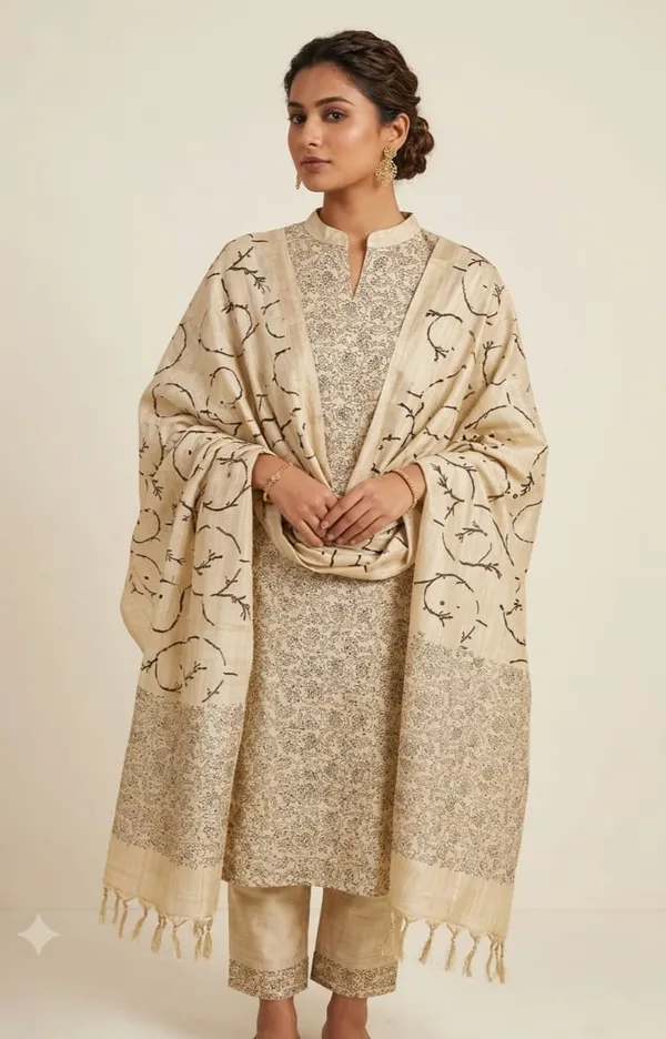 Black_Pure_Handloom_Cotton_Silk_Handcrafted_Screen_Print_Unstitched_Salwar_Suit_Dress_Material_With_Dupatta_For_Women