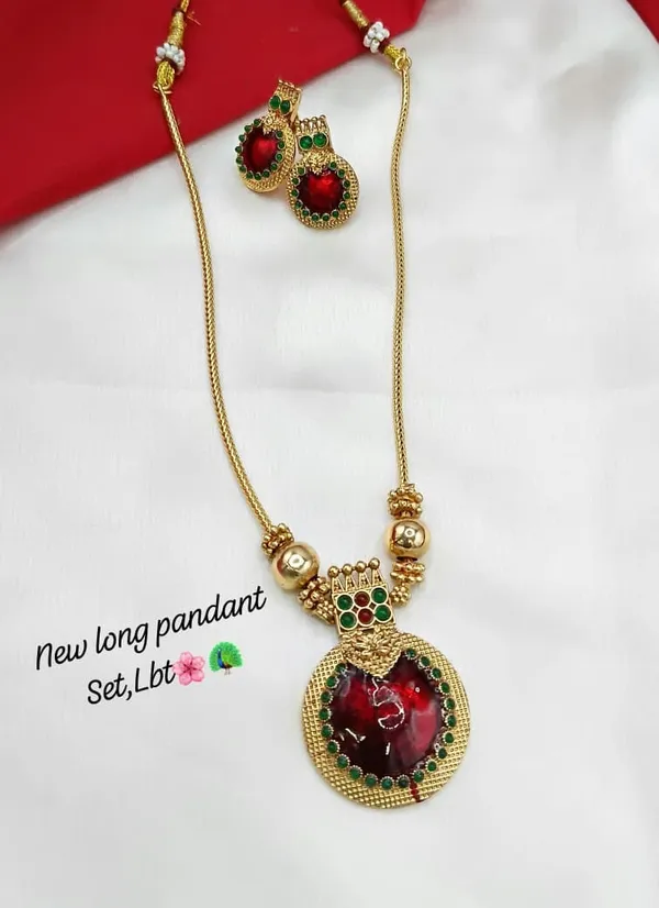 Gold-Plated_Studded_Handcrafted_Enamelled_Jewellery_Set