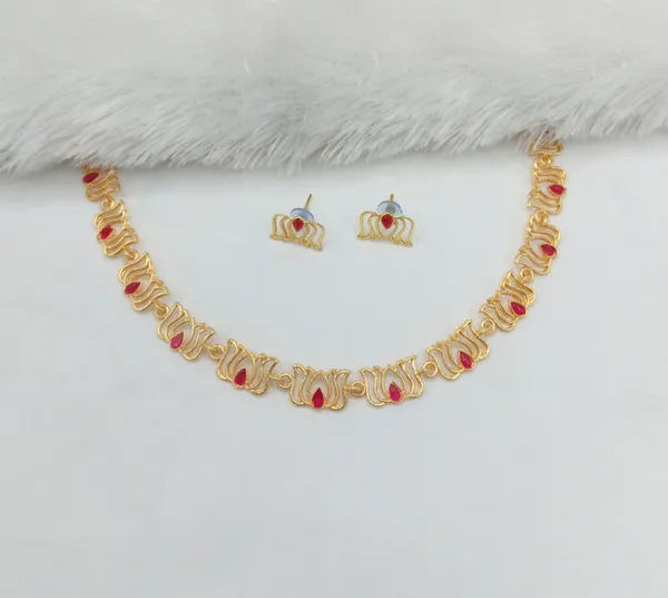 Lotus_Designer_Simple_Necklace_Set