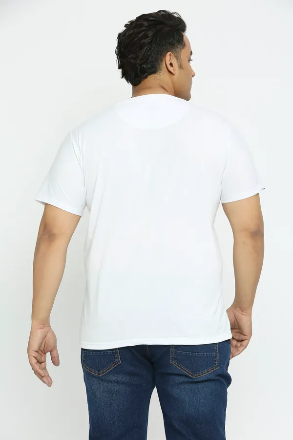 Pack_of_3_Plus_Size_Plain_Peacock_Blue,_White_and_Black_Round_Neck_T-Shirt_(2101)