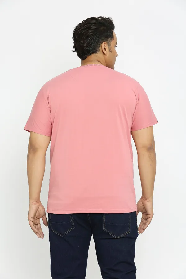 Pack_of_3_Plus_Size_Bottle_Green_,_Peacock_Blue_and_Rose_Gold_Round_Neck_T-Shirt_(2101)