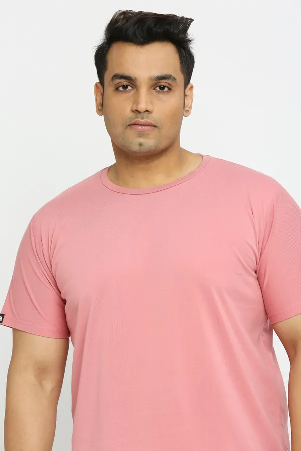 Pack_of_3_Plus_Size_Bottle_Green_,_Peacock_Blue_and_Rose_Gold_Round_Neck_T-Shirt_(2101)