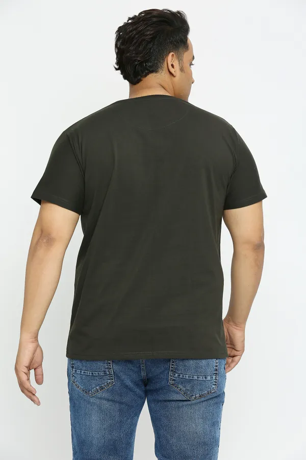 Pack_of_3_Plus_Size_Bottle_Green_,_Peacock_Blue_and_Rose_Gold_Round_Neck_T-Shirt_(2101)