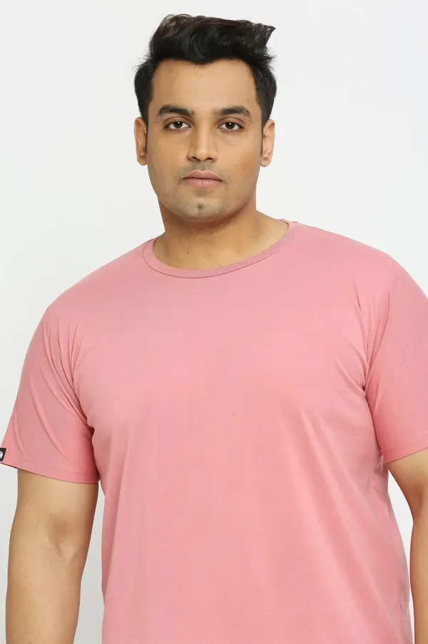 Pack_of_3_Plus_Size_Plain_Sky,_Navy_and_Rose_Gold_Round_Neck_T-Shirt_(2101)