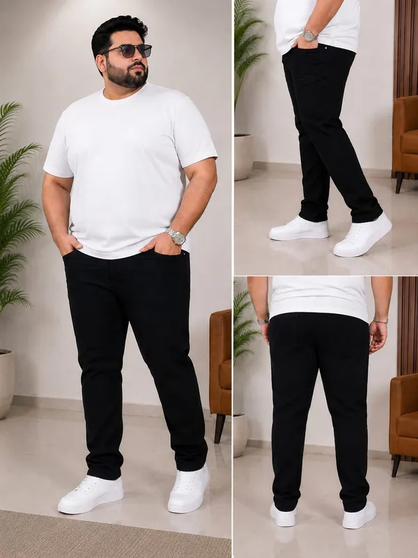 Plus_Size_Plain_Jeans_Black_(5301)