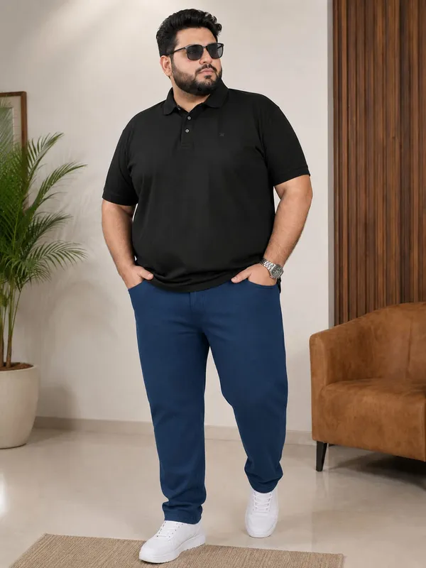 Plus_Size_Plain_Jeans_Navy_(5301)