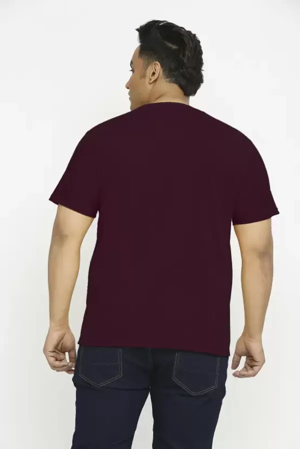 Pack_of_3_Plus_Size_Plain_Grey,_Black_and_Wine_Round_Neck_T-Shirt_(2101)