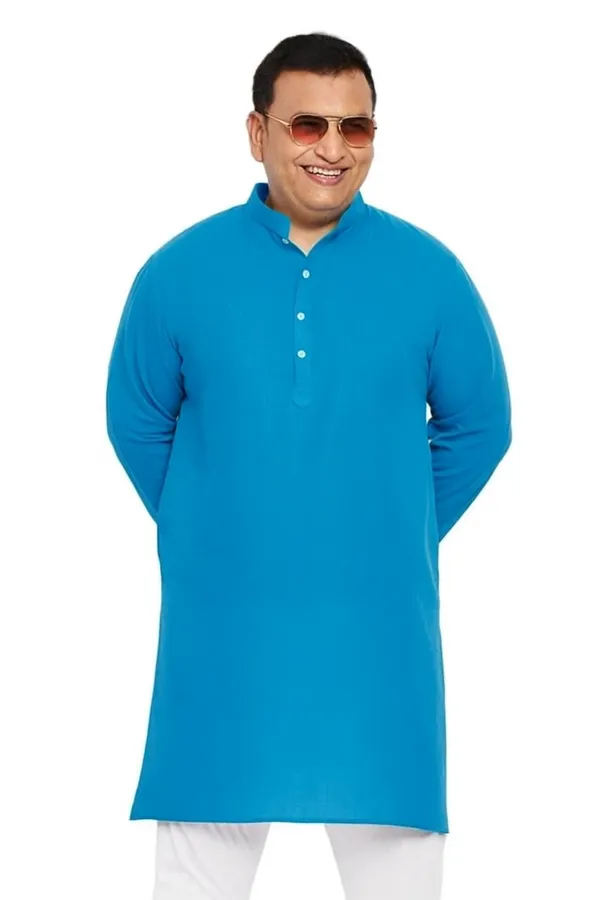 10xl Clothing Plus Size Plain Aqua Blue Kurta (3201) Price in India  Buy 10xl Clothing Plus Size Plain Aqua Blue Kurta (3201) online at