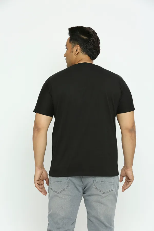 Pack_of_3_Plus_Size_Plain_Grey,_Black_and_Wine_Round_Neck_T-Shirt_(2101)