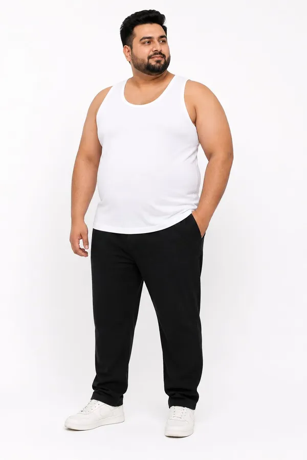 Pack_of_3_Plus_Size_Plain_Round_Neck_Vests-White,_Black_and_Grey_(4301)