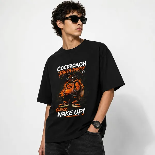 Cockroach_Janta_Party_Oversized_Graphic_Printed_T-Shirt_for_Men_|_GenZ_Wake_Up_Casual_Streetwear_Tee_|_Cotton_Round_Neck_Half_Sleeve_T-Shirt