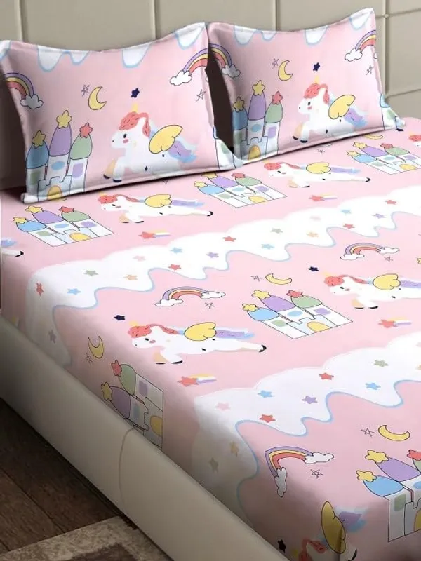 Baby_Pink_Kids_Print_Bedsheet_For_Kids_Room_Flat_Bedsheet_With_2_Pillow_Covers_90_X_100_In