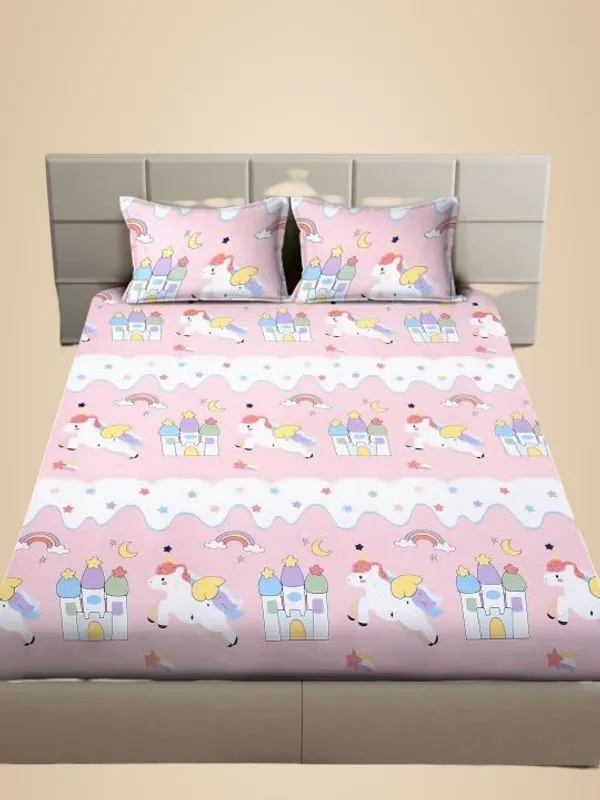 Baby_Pink_Kids_Print_Bedsheet_For_Kids_Room_Flat_Bedsheet_With_2_Pillow_Covers_90_X_100_In