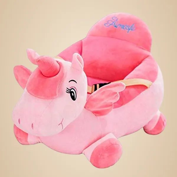 Multicolour_Velvet_Sofa_Chair_For_Kids_With_Belt_Animal_Face_|_Comfortable_Soft_Cushion_Sofa_Seat_(Unicorn)