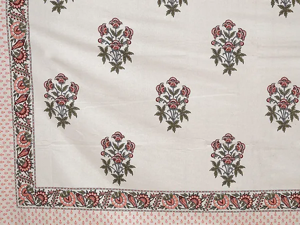 Brown_Pure_Cotton_King_Size_Bedsheet_Set_108_*_108_Inches