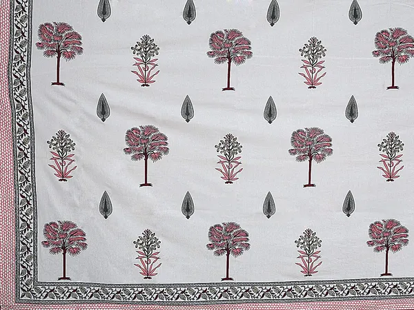 Brown_Pure_Cotton_Bedsheet_And_Pillow_King_Size_Set_108_*_108_Inches