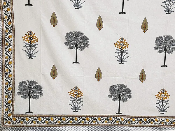 Gray_Pure_Cotton_Bedsheet_And_Pillow_King_Size_Set_108_*_108_Inches