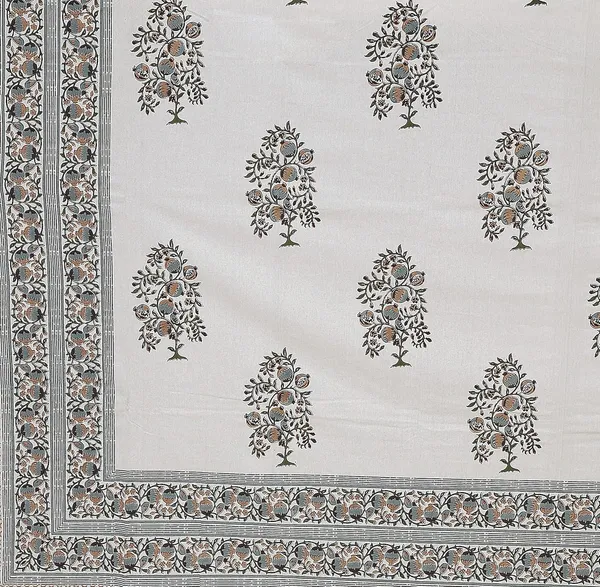 Gray_Pure_Cotton_Bedsheet_And_Pillow_King_Size_Set_108_*_108_Inches
