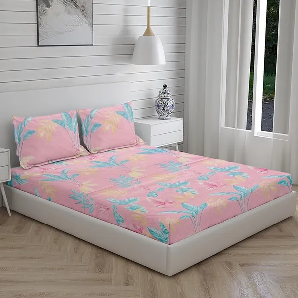 Multicolor_100%_Microfiber_Bedsheet_For_Double_Bed_With_2_Pillow_Covers_Breathable_|_Wrinklefree_And_Softtouch_Floral_Print_Sheet