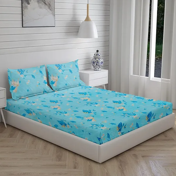 Multicolor_100%_Microfiber_Bedsheet_For_Double_Bed_With_2_Pillow_Covers_Breathable_|_Wrinklefree_And_Softtouch_Floral_Print_Sheet
