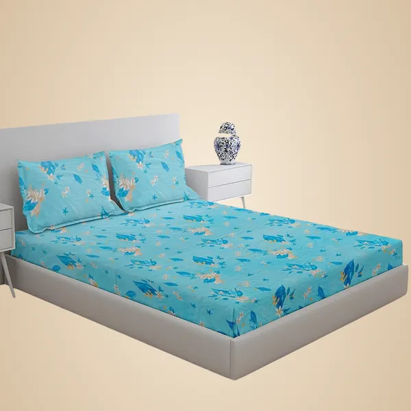 Multicolor_100%_Microfiber_Bedsheet_For_Double_Bed_With_2_Pillow_Covers_Breathable_|_Wrinklefree_And_Softtouch_Floral_Print_Sheet