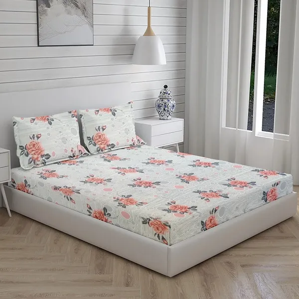 Multicolor_100%_Microfiber_Bedsheet_For_Double_Bed_With_2_Pillow_Covers_Breathable_|_Wrinklefree_And_Softtouch_Floral_Print_Sheet