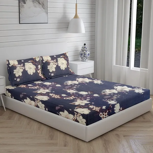 Multicolor_100%_Microfiber_Bedsheet_For_Double_Bed_With_2_Pillow_Covers_Breathable_|_Wrinklefree_And_Softtouch_Floral_Print_Sheet