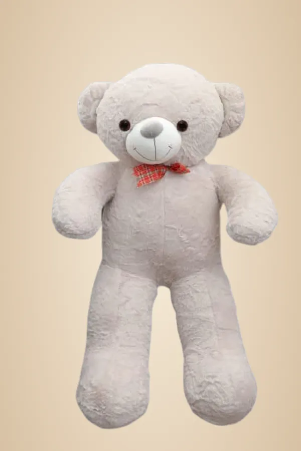 White_Teddy_Bear_Neck_Brow_/_Cute_And_Soft_Teddy_Bear_-_100_Cm
