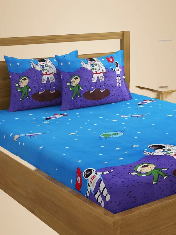 Baby_Pink_Kids_Print_Bedsheet_For_Kids_Room_Flat_Bedsheet_With_2_Pillow_Covers_90_X_100_In