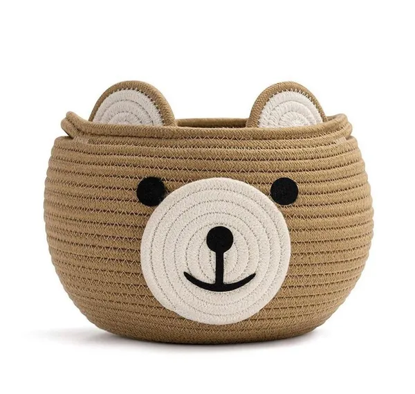 Kids_wonders_Baby_bear_cotton_rope_jute_basket_brown