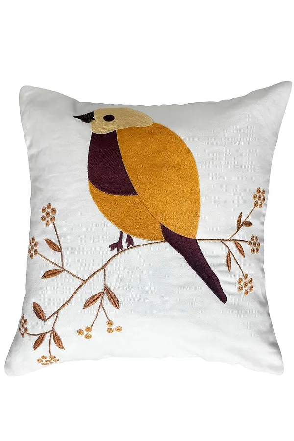 Off_White_Decorative_Throw_Cushion_Cover_With_Embroidered_Blue_And_White_Floral_Design,_Square_Cushion_Case_16_X_16_In