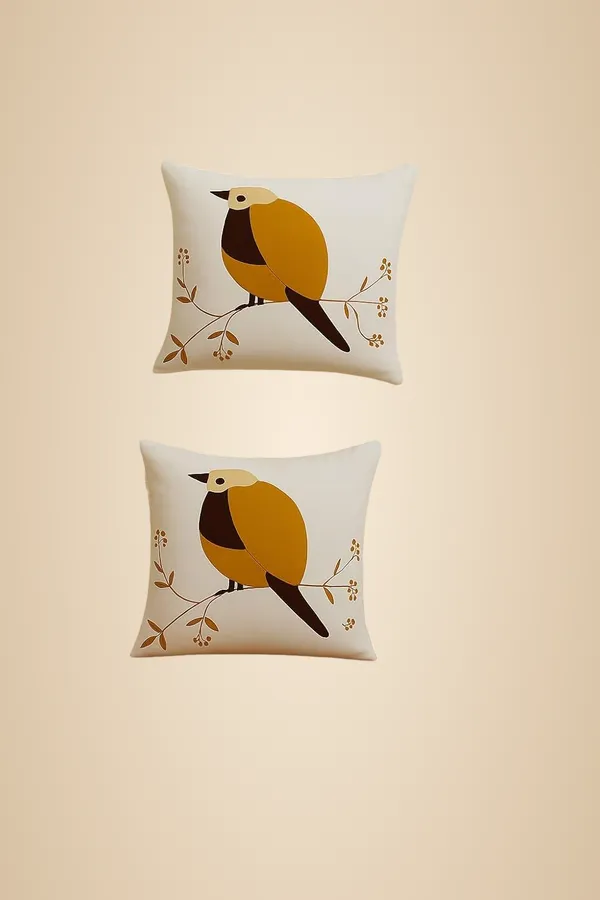 Off_White_Decorative_Throw_Cushion_Cover_With_Embroidered_Blue_And_White_Floral_Design,_Square_Cushion_Case_16_X_16_In