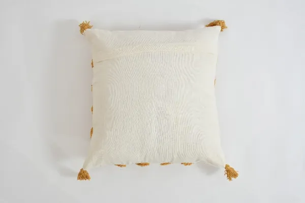 White_Yellow_Boho_Decorative_Cushion_Covers,_Floral_Tufted_Design_With_Tassels