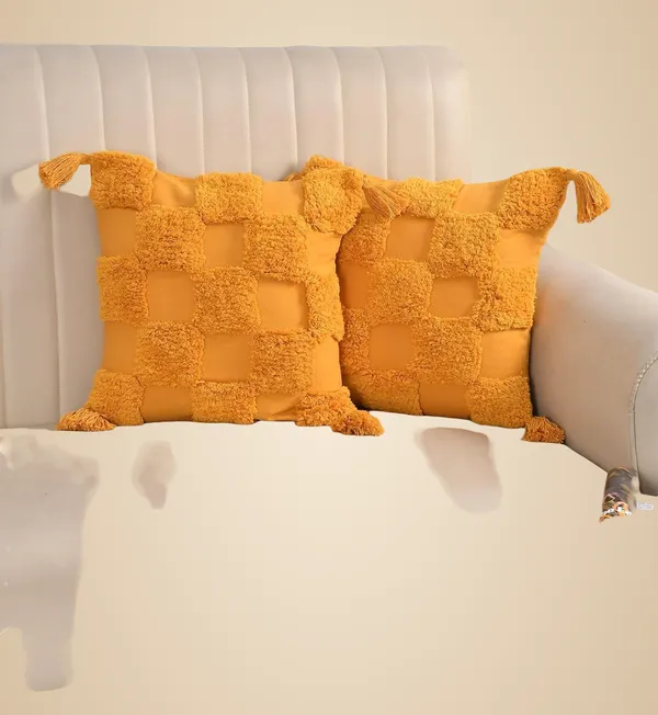 Mustard_Boho_Decorative_Cushion_Covers,_Floral_Tufted_Design_With_Tassels