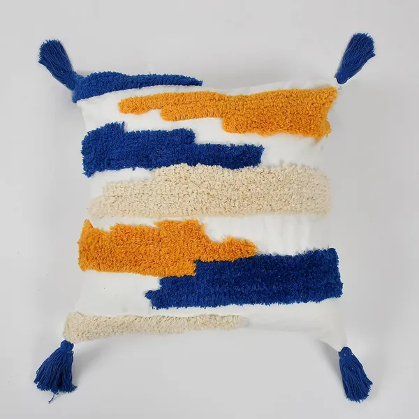 Blue_Yellow_White_Boho_Decorative_Cushion_Covers,_Floral_Tufted_Design_With_Tassels