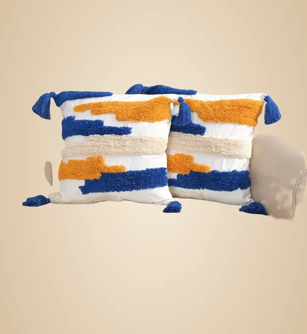 Blue_Yellow_White_Boho_Decorative_Cushion_Covers,_Floral_Tufted_Design_With_Tassels
