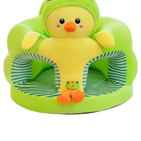 Green_Kids_Plush_Sofa_Chair,_Animal_Design,_Pink_Cat,_40_X_35_Cm,_Striped_Interior