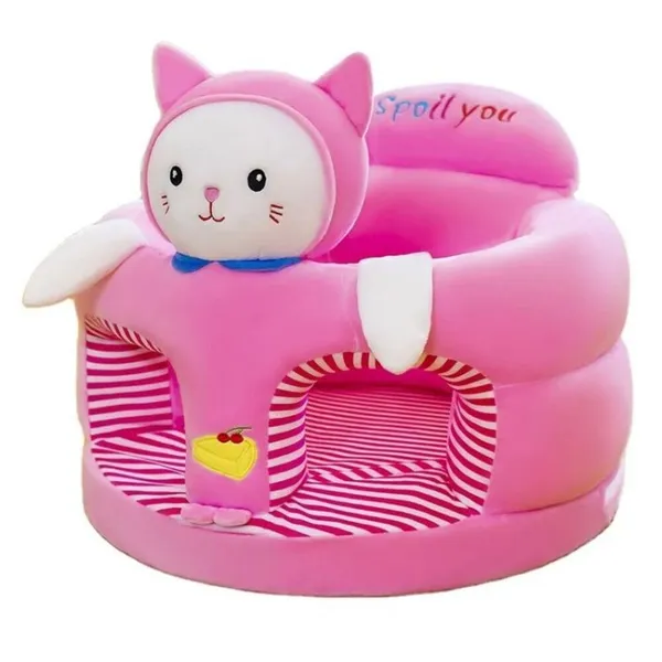 Pink_Kids_Plush_Sofa_Chair,_Animal_Design,_Pink_Cat,_40_X_35_Cm,_Striped_Interior