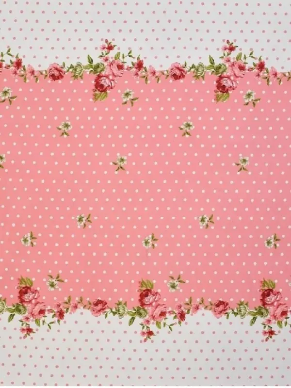 Pink,White_Floral_Print_Fitted_Bed_Sheet_With_2_Pillow_Covers_Double_Size