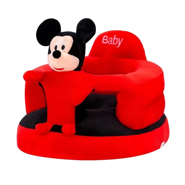 Red_Black_Kids_Plush_Sofa_Chair,Mickey_Design,_Toddler_Sofa_Seat,_40_X_35_Cm,_Striped_Interior